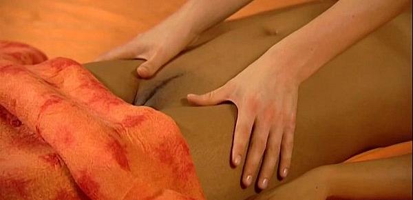  Two Women Engage In Massage